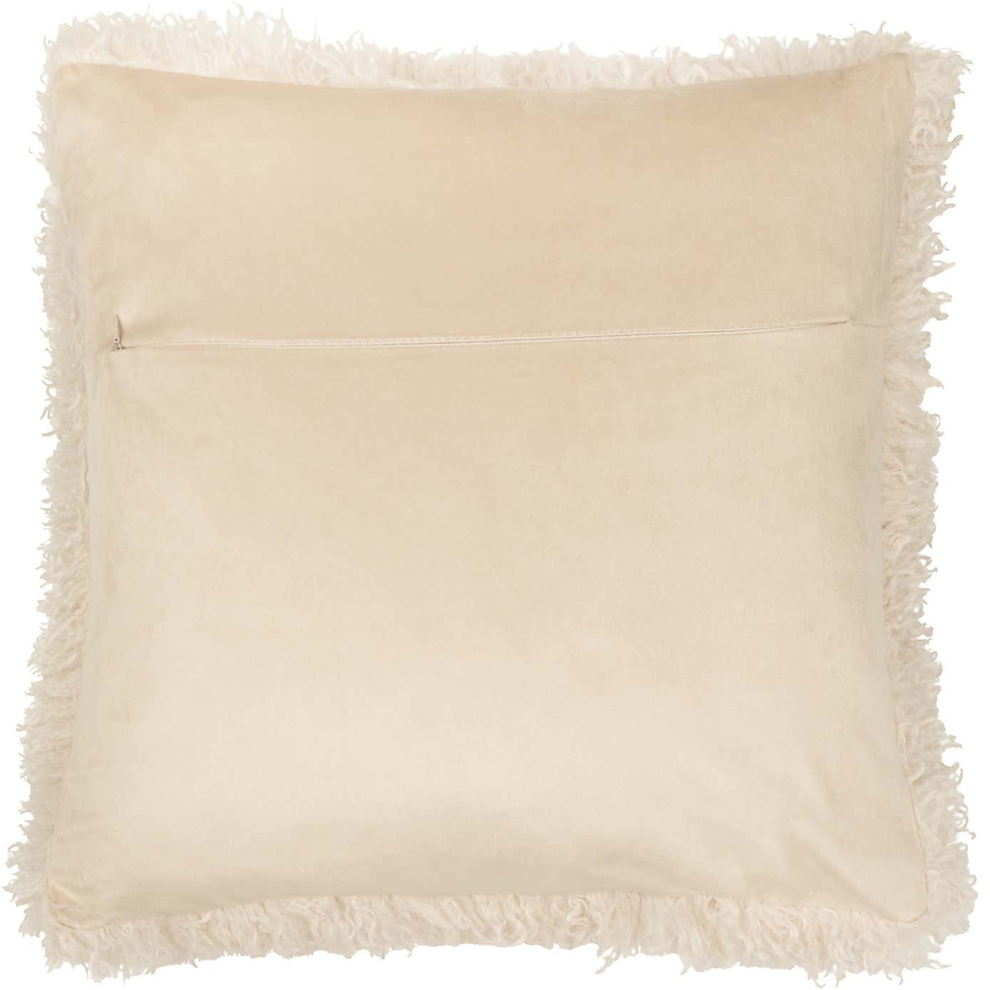 Rowan Faux Fur Square Cushion