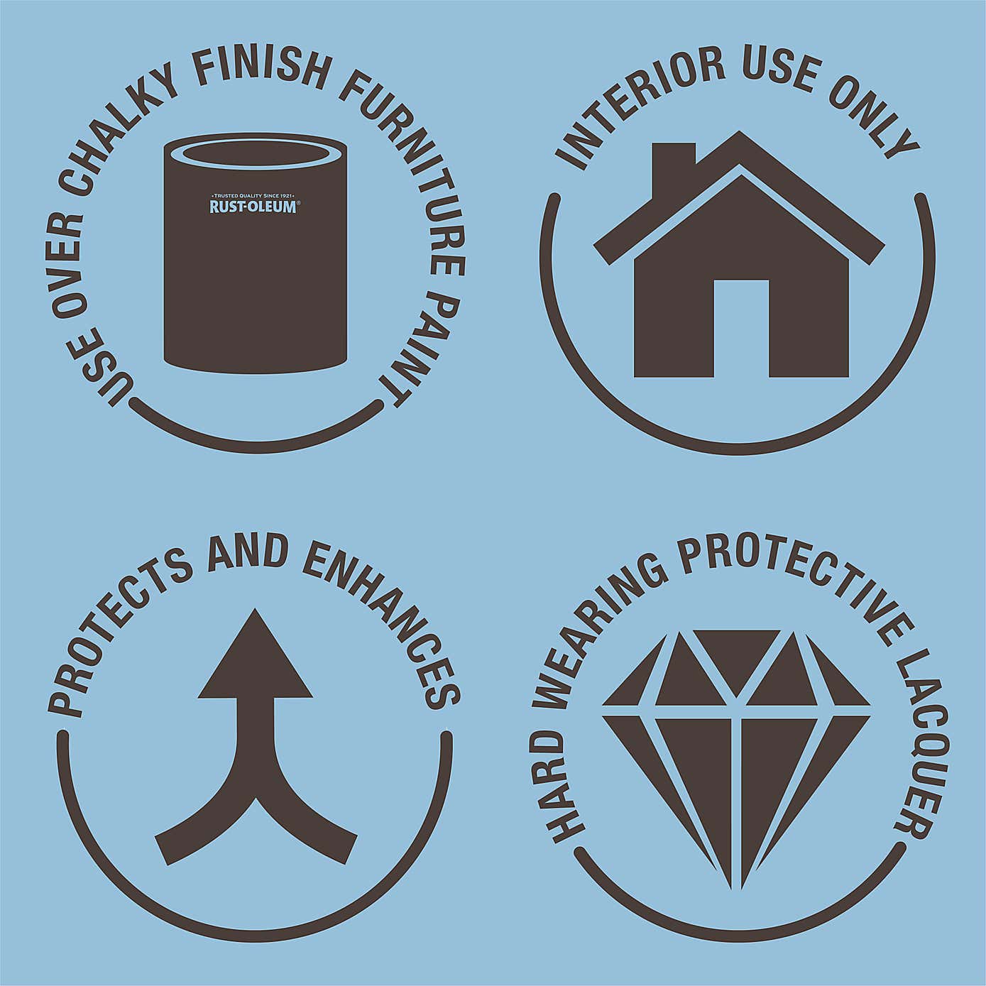 Rust-Oleum Clear Matt Spray Lacquer 400ml