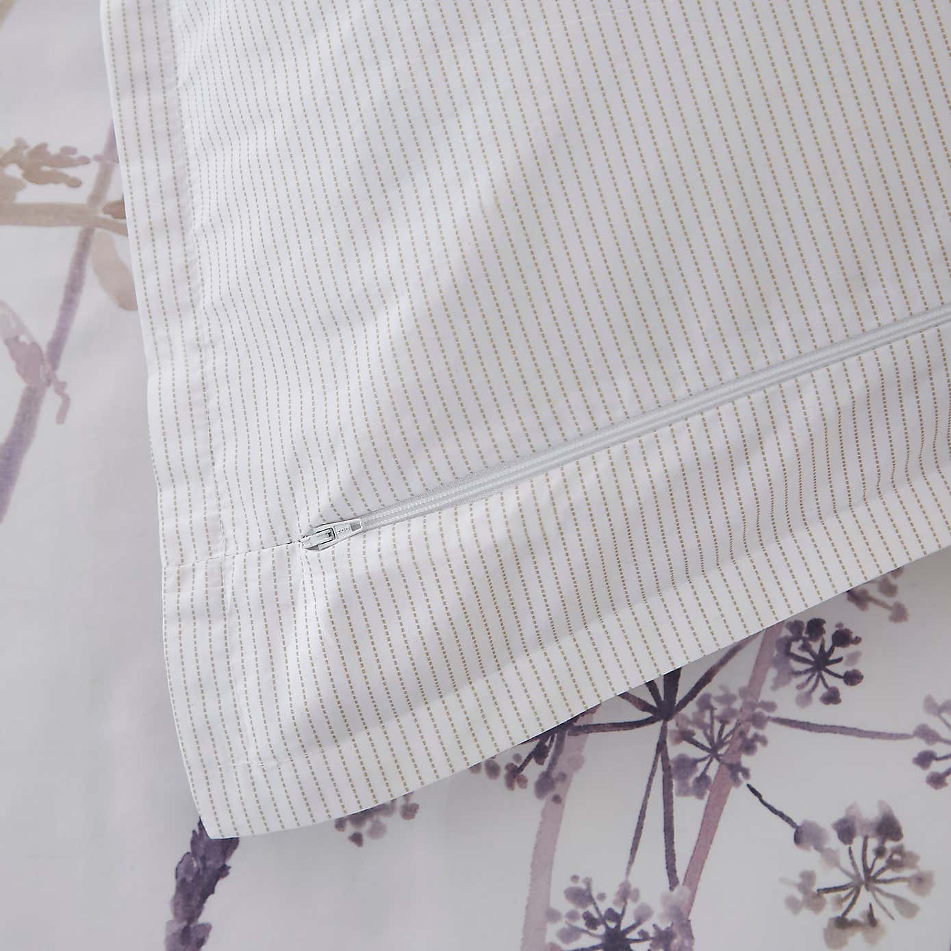 Dorma Purity Meadow Mauve Oxford Pillowcase Pair