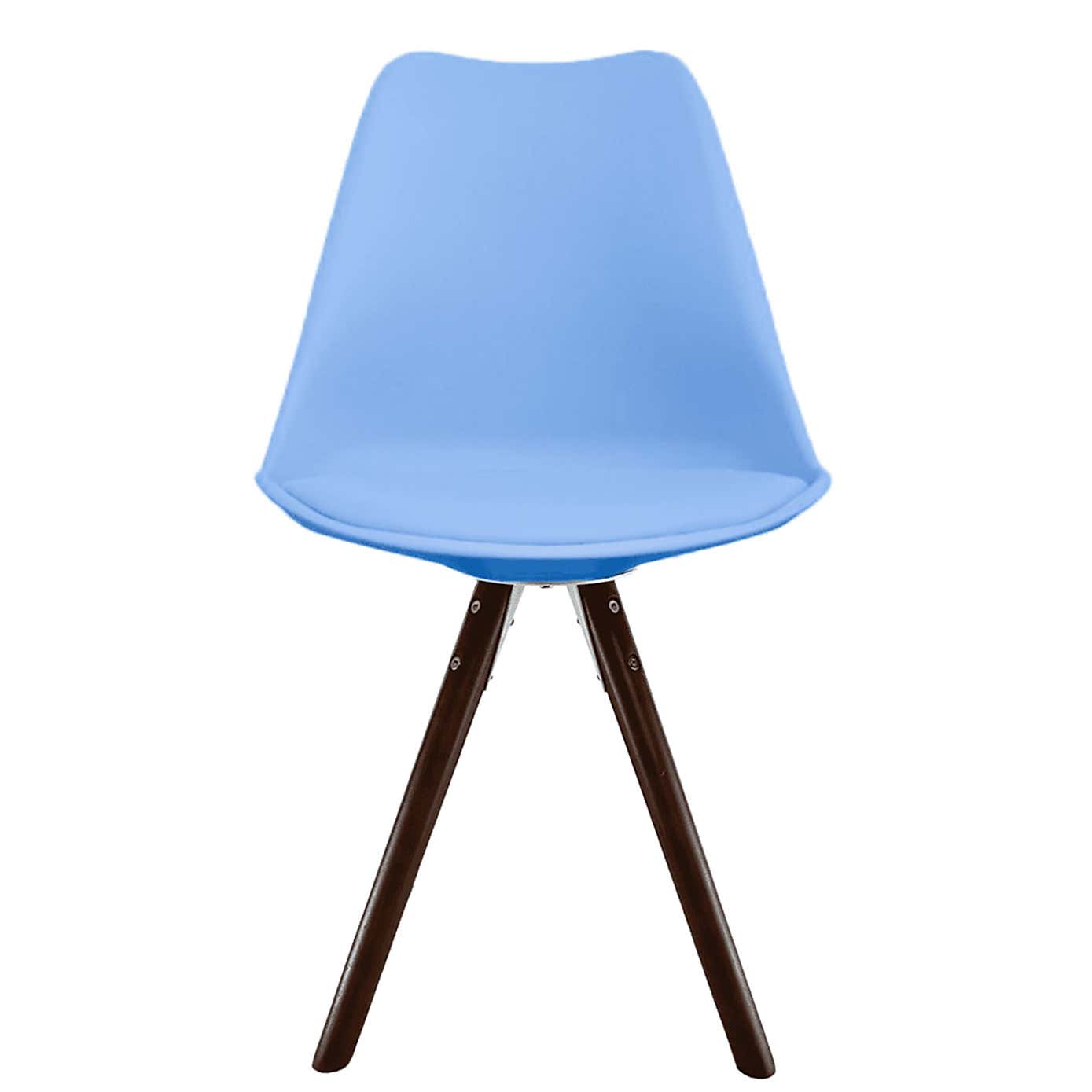 Fusion Living Soho Plastic Dining Chair with Pyramid Legs