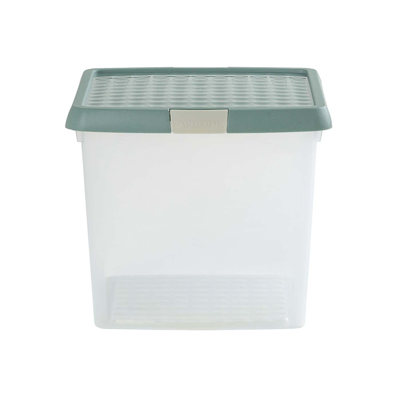 Wham Clip Pack of 4 Square Storage Boxes With Lids