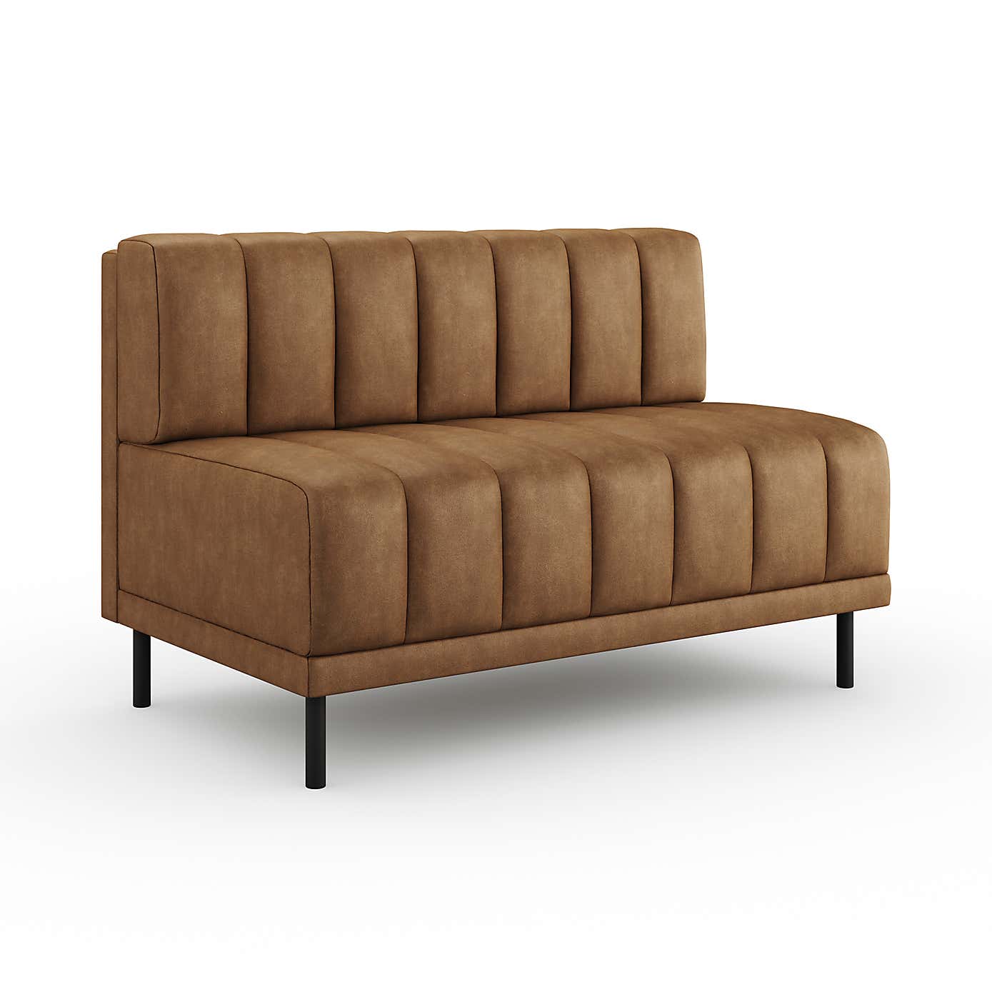 Amali Long Dining Bench, Faux Leather