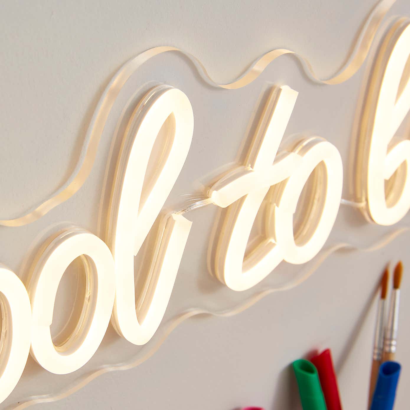 Cool to be Kind Neon Sign