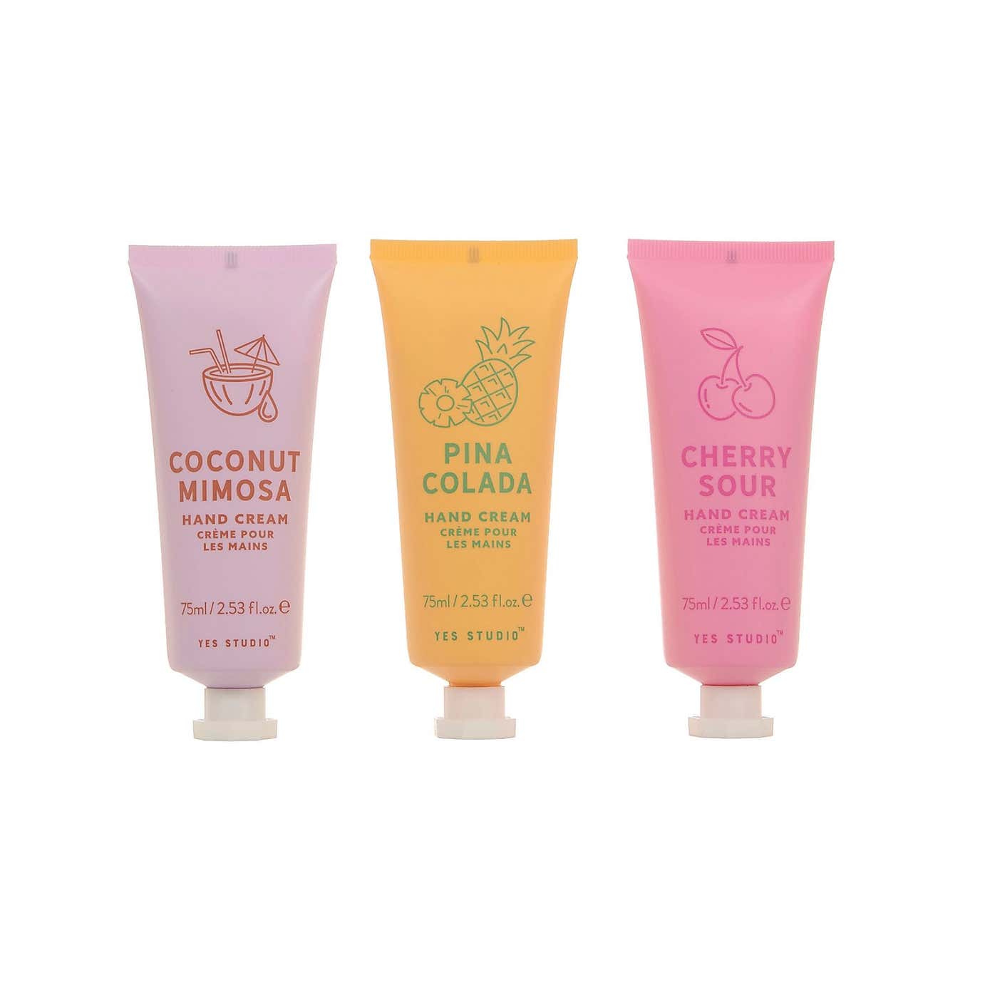 Upper Canada Yes Studio Fruity Cocktail Hand Cream Trio Set