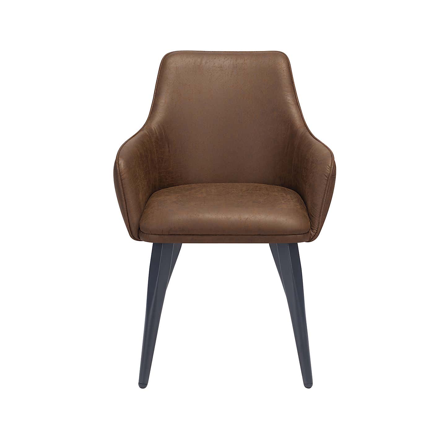 Indus Valley Logan 4 Seater Round Dining Table With 4 Logan Chairs