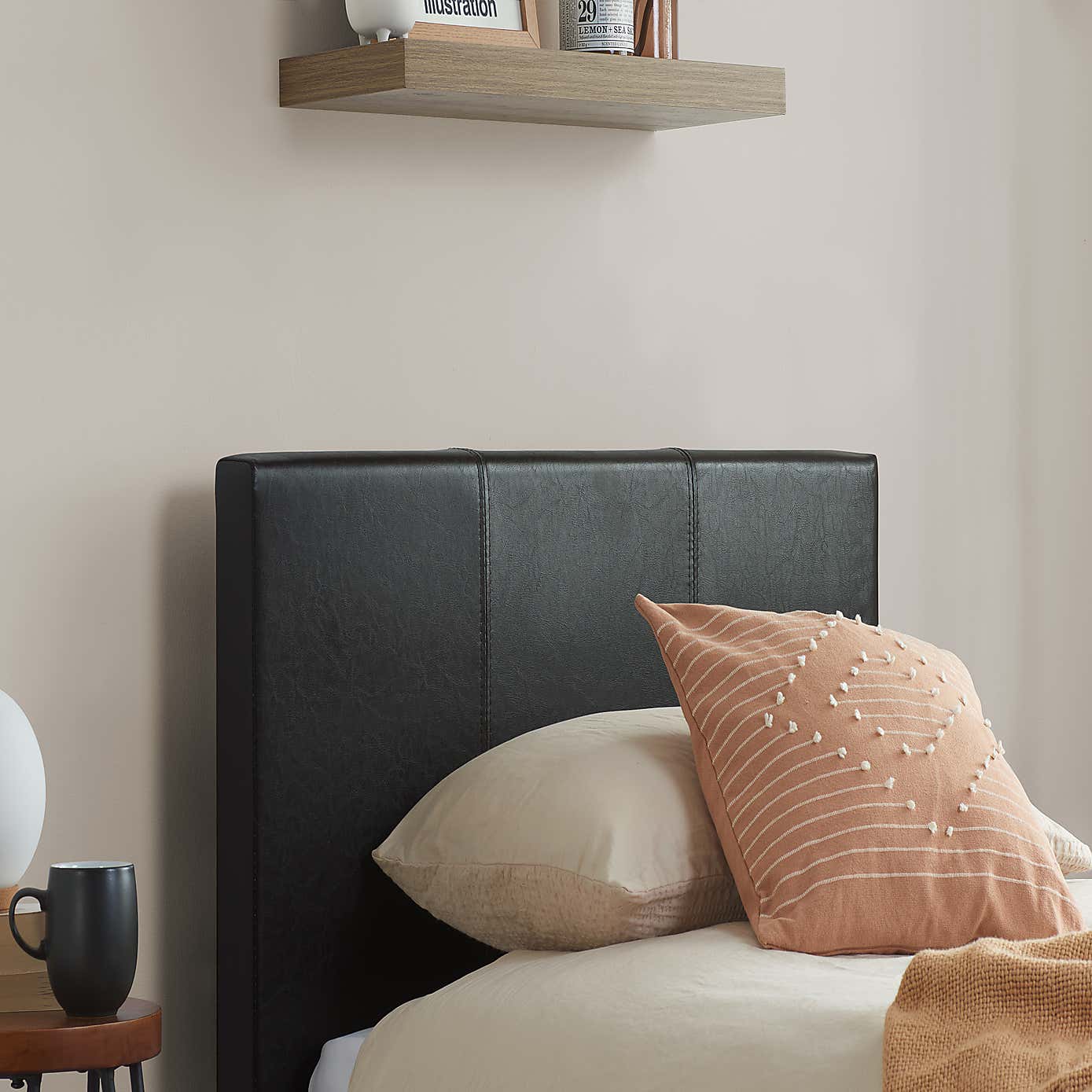 Berlin Faux Leather Ottoman Bed Frame