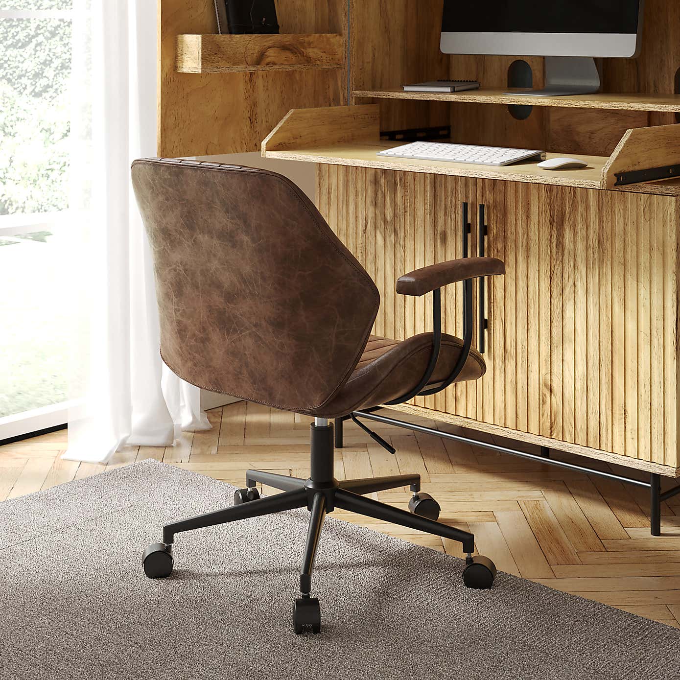 Clement Faux Leather Office Chair