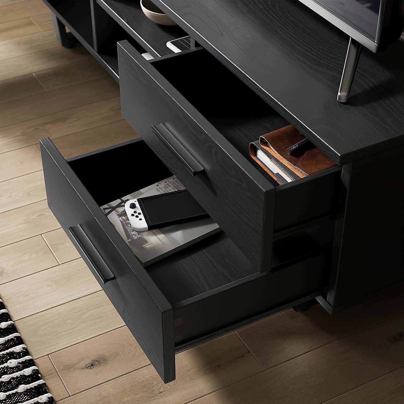 Freddie TV Unit Oak Effect