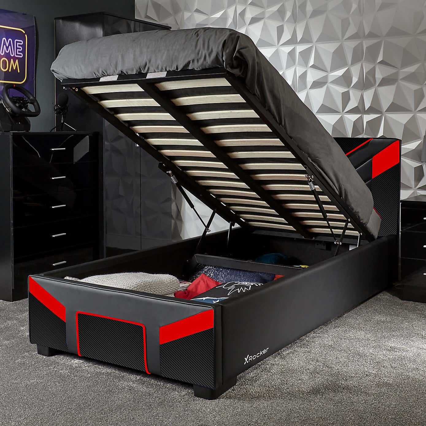 X Rocker Cerberus MKII Ottoman Bed