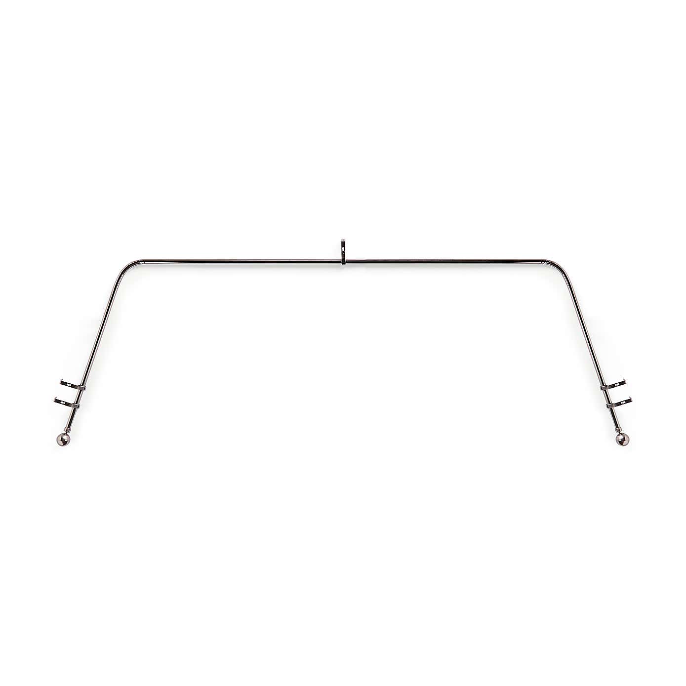 Bay Fixed Metal Eyelet Curtain Pole