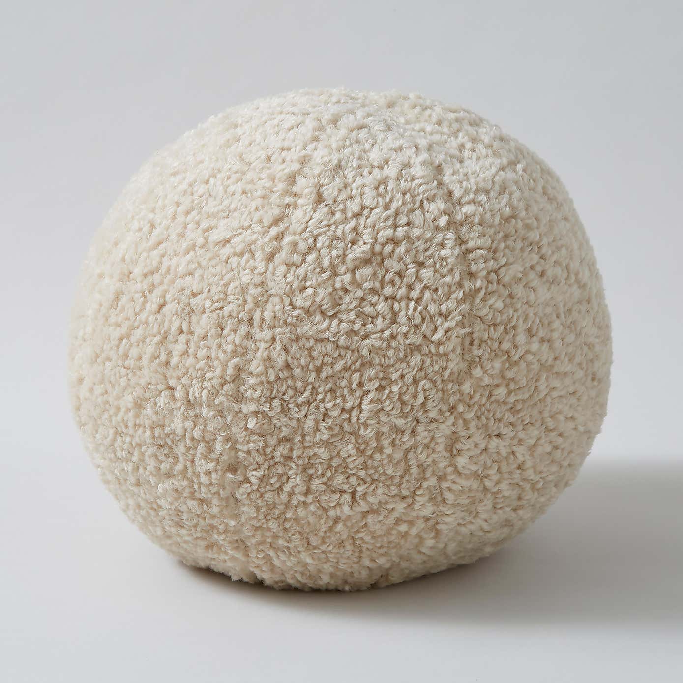 Luxe Boucle Ball Filled Cushion