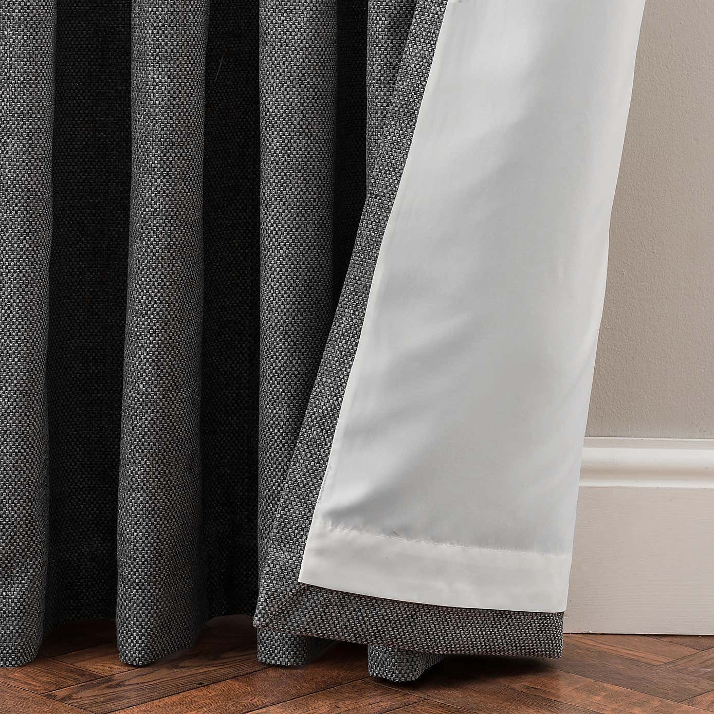 Oxford Chenille Eyelet Curtains