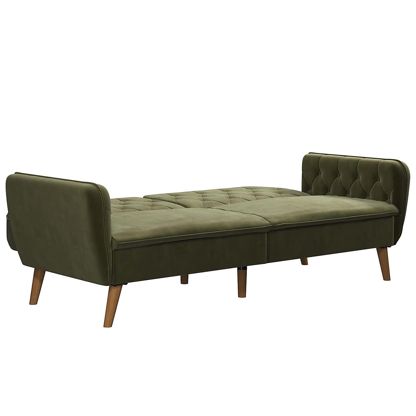 Tallulah Velvet Memory Foam Futon