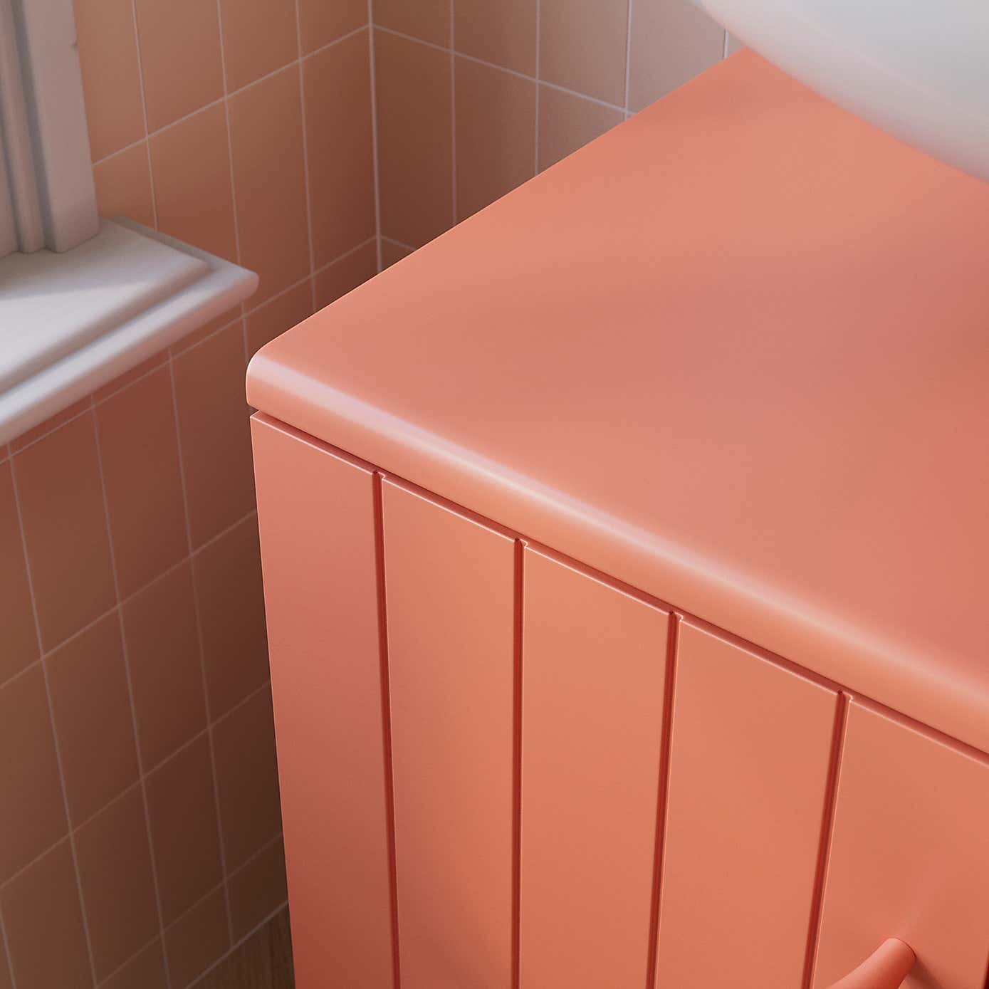 Scallop Under Sink Unit