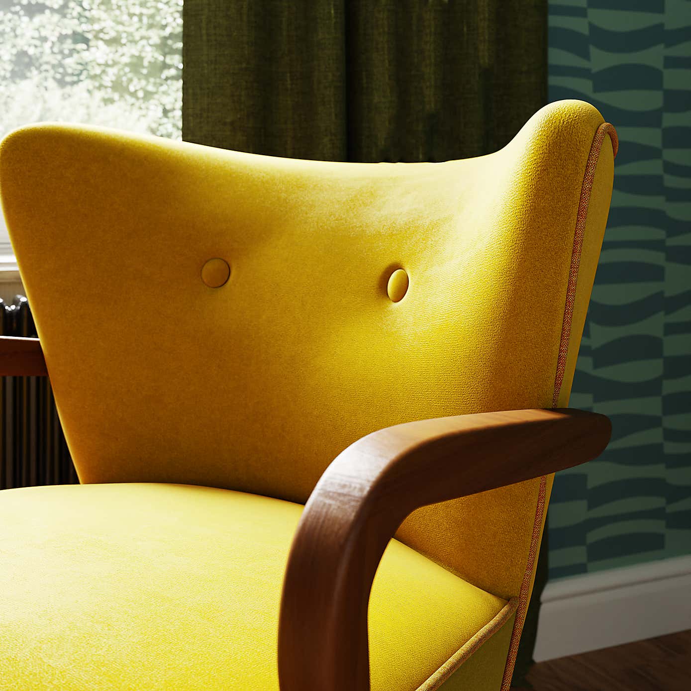 Eliza Contrast Occasional Armchair