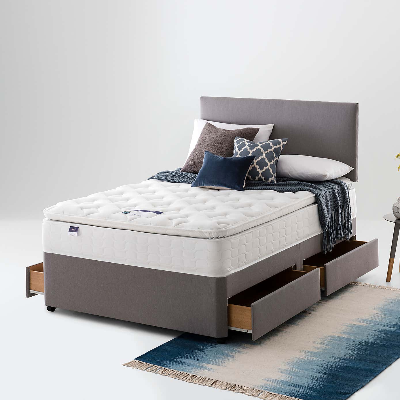 Silentnight Miracoil Memory Pillowtop Mattress