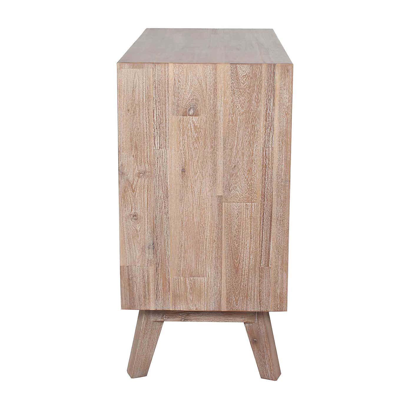 Pacific Kalmar 3 Drawer Chest, Natural Acacia