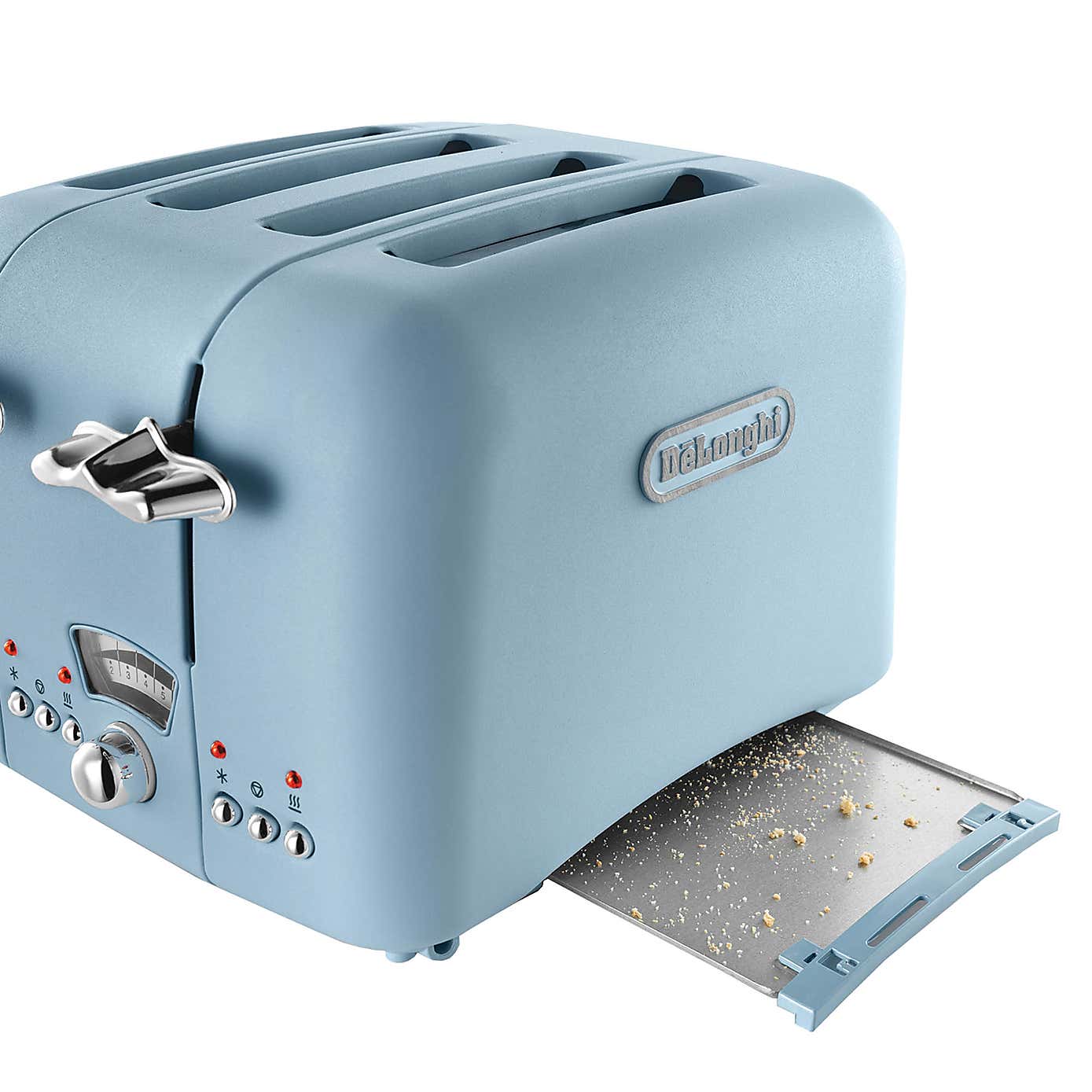 Delonghi 4 Slice Argento Toaster