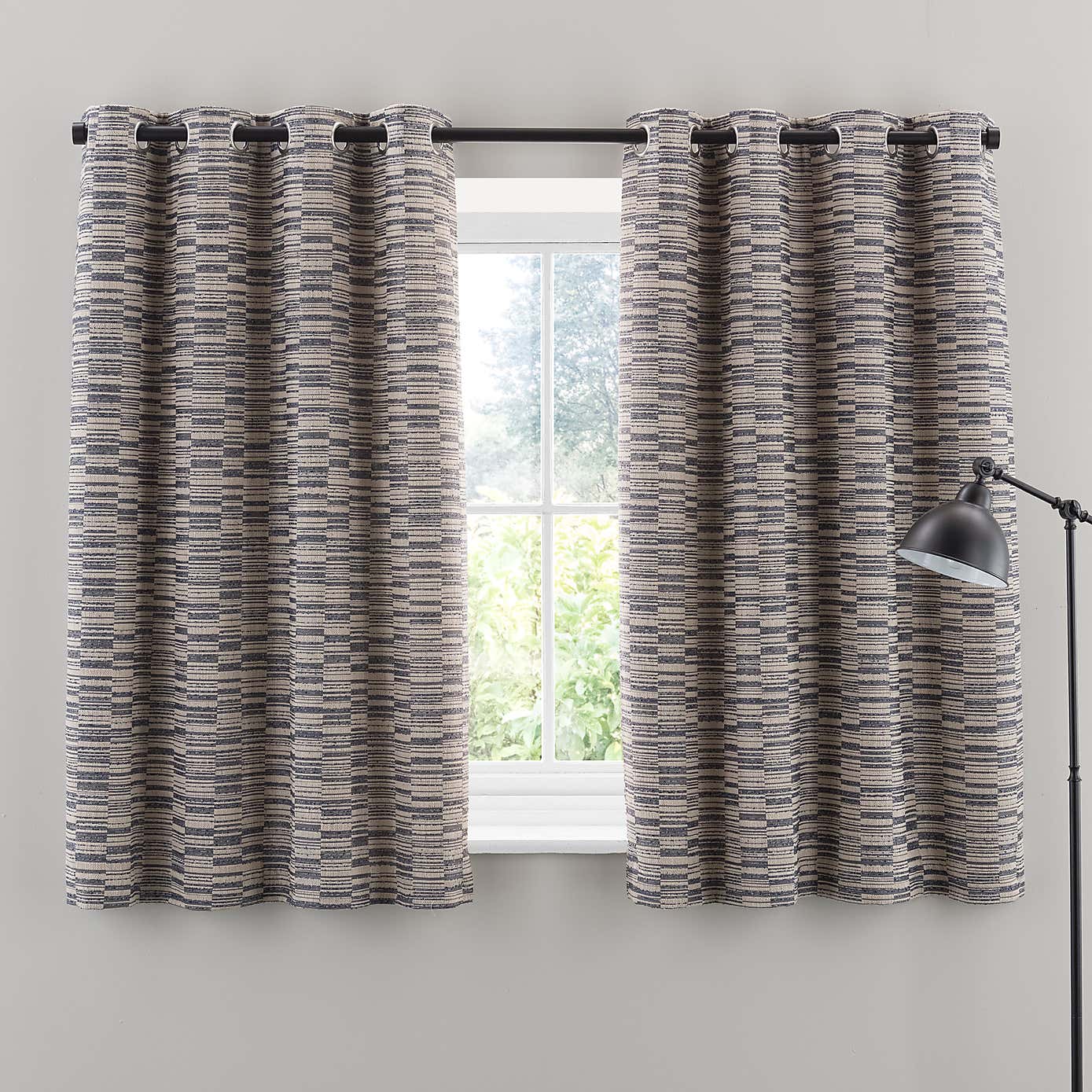 Roscoe Woven Eyelet Curtain