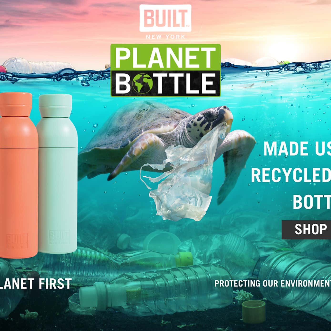 Built 500ml Plastic Water Bottle