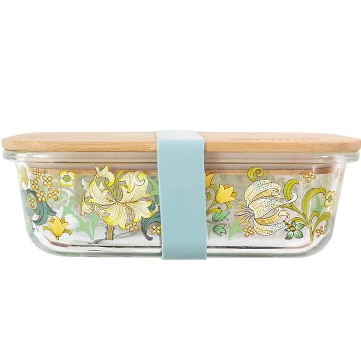 William Morris Golden Lily Glass Lunchbox