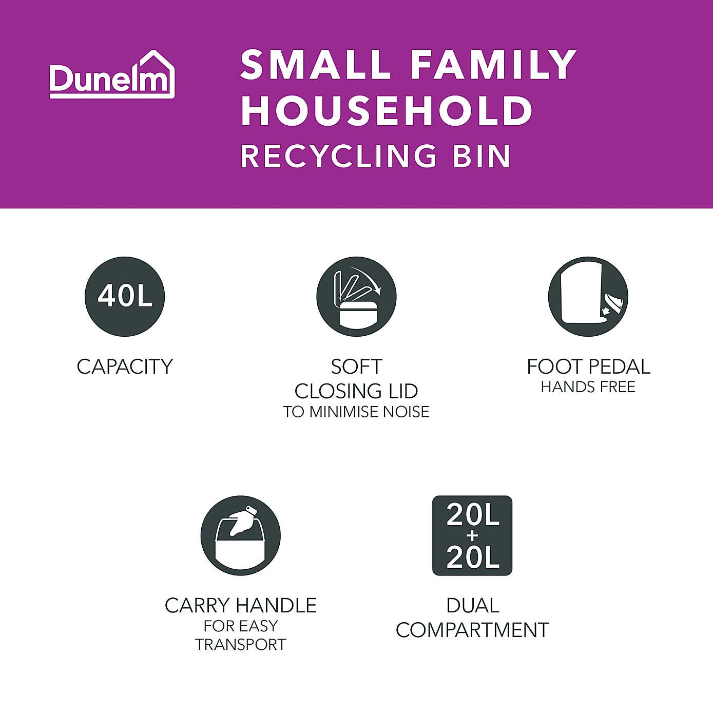 Embossed Recycling Bin 2020L