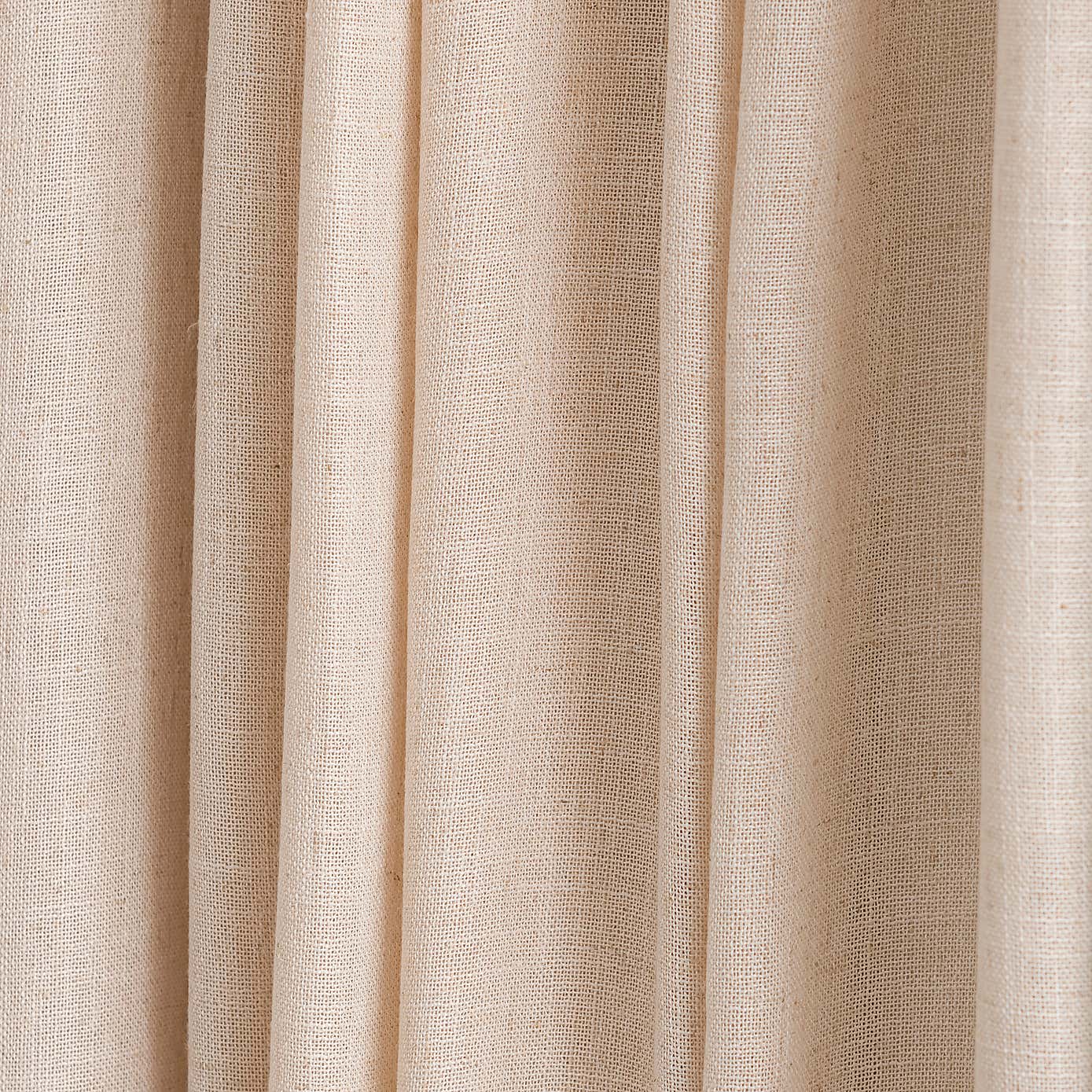 Touch of Linen Unlined Tab Top Curtains