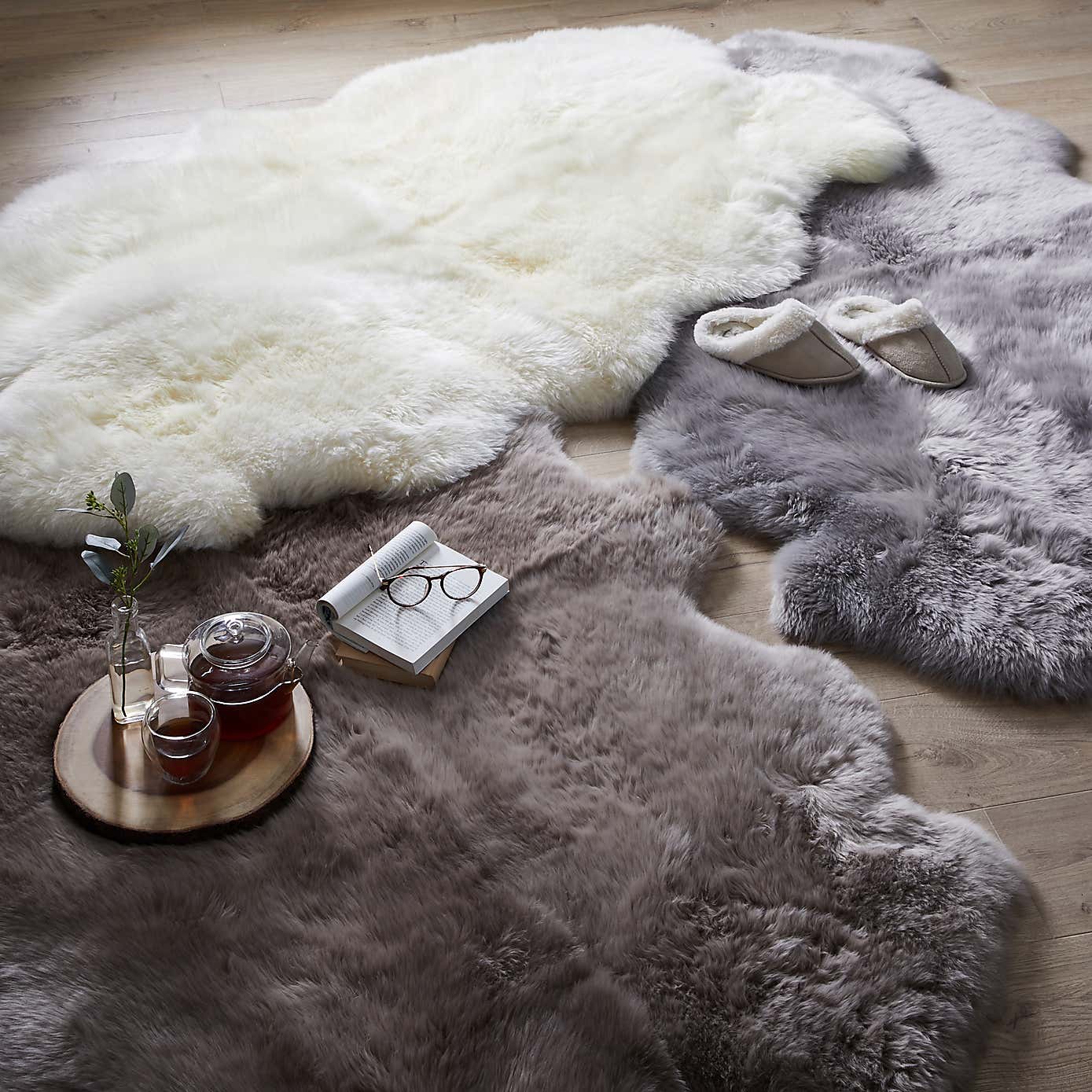 Quad Sheepskin Rug