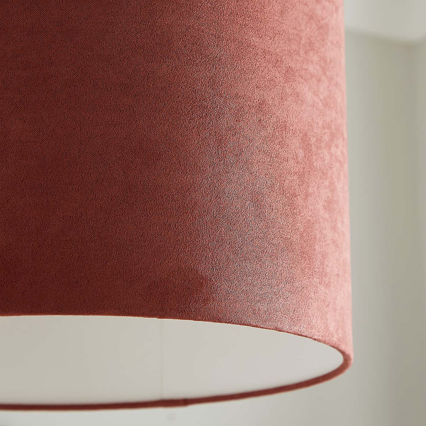 Iona Suede Drum Lamp Shade