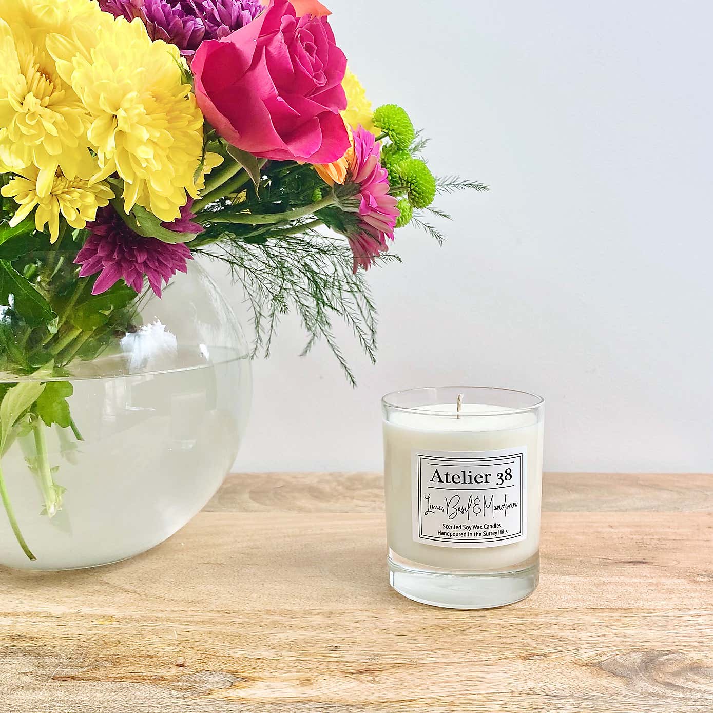 Atelier 38 Lime Basil & Mandarin Medium Candle