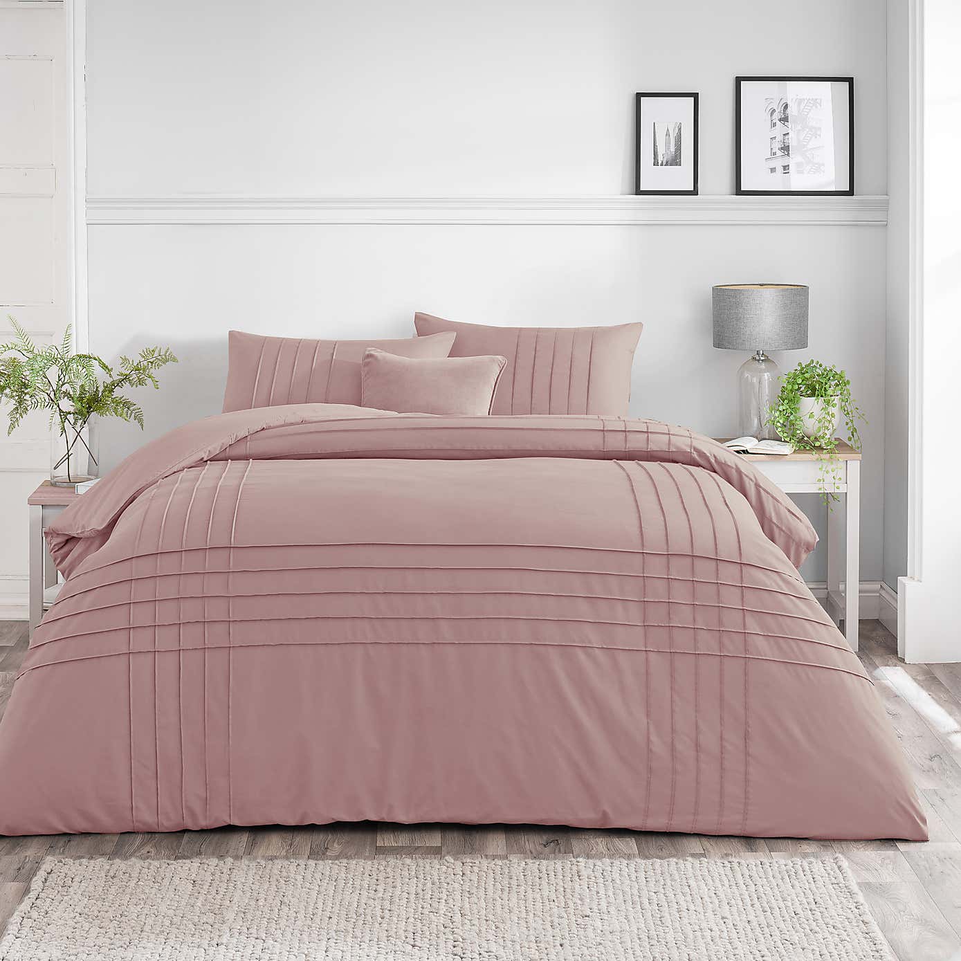 Jessa Pintuck Duvet Cover & Pillowcase Set