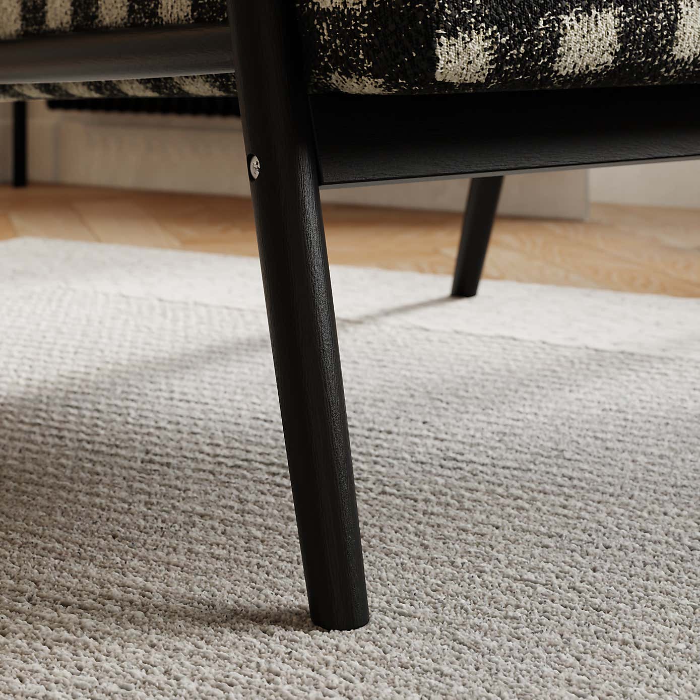 Alpine Boucle Spindle Accent Chair