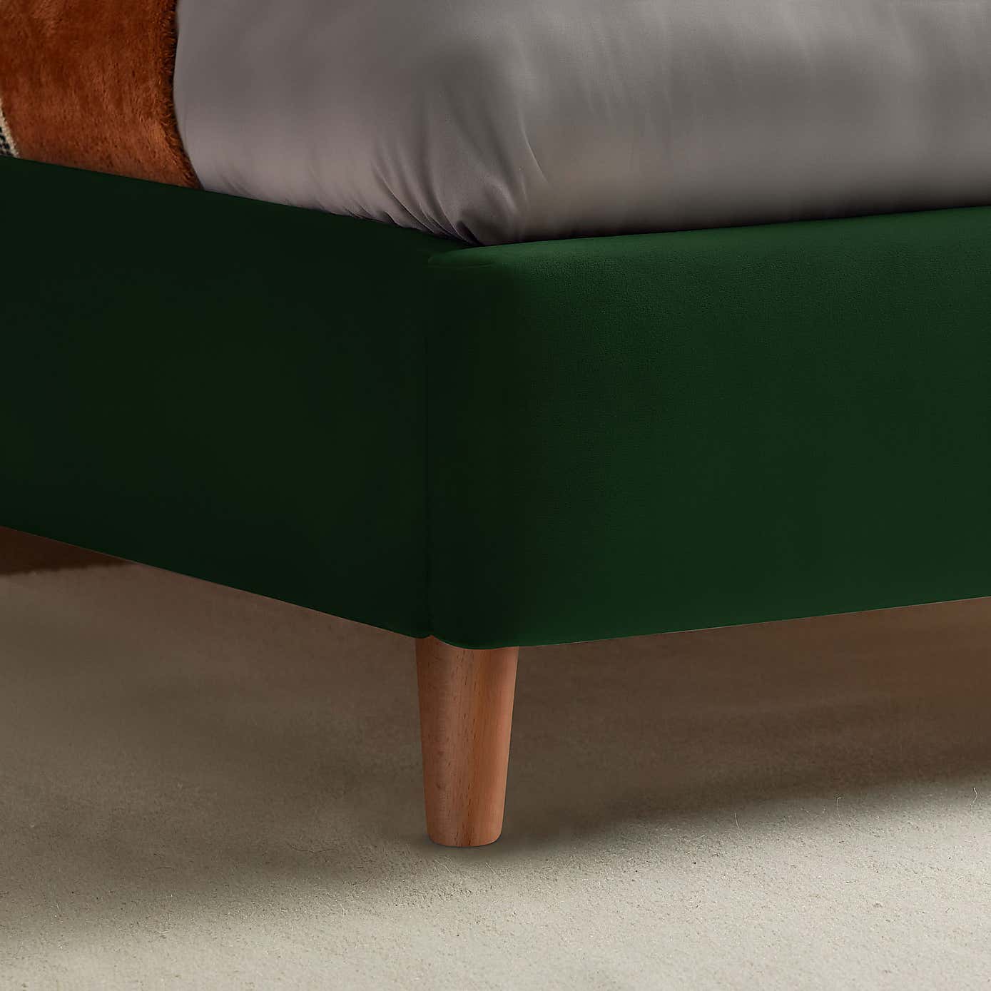 Silentnight Fara Bed Frame, Velvet