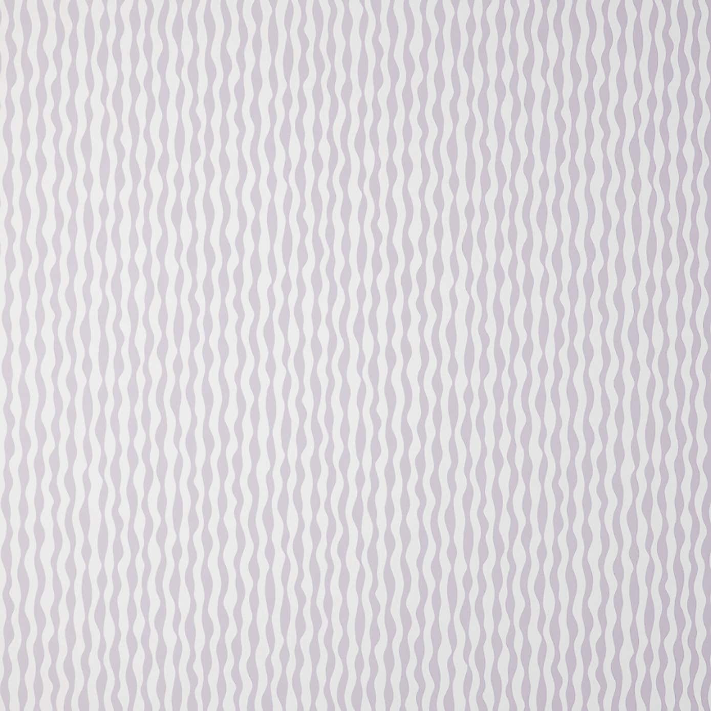 Lilac Squiggle Wallpaper