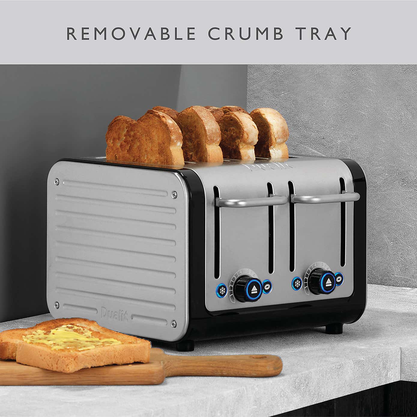 Dualit Architect Stainless Steel 4 Slot Toaster