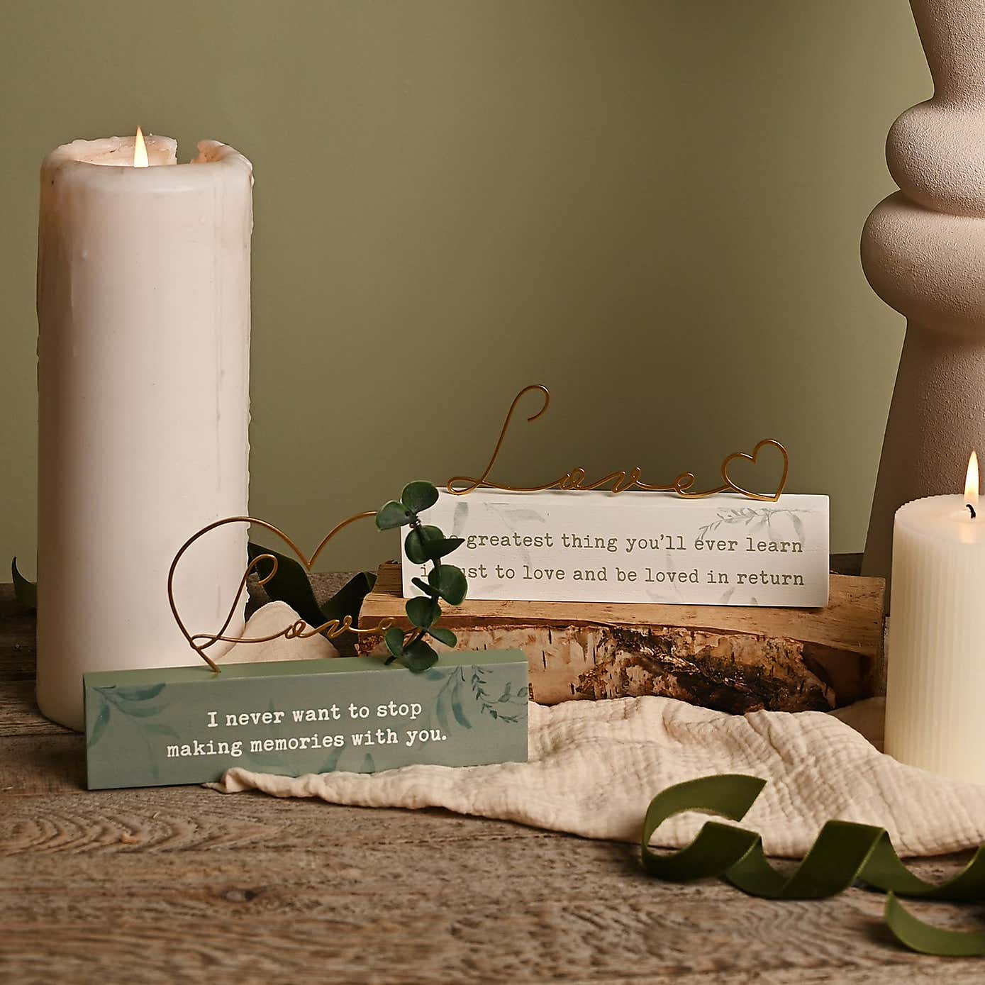 Love Story The Greatest Thing Plaque