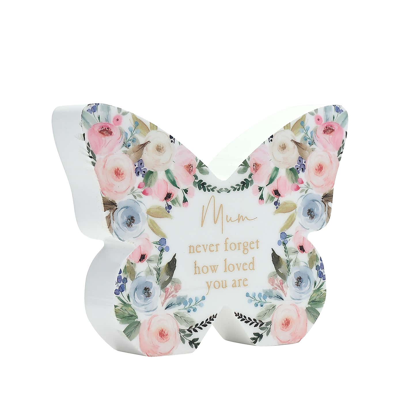 The Cottage Garden Mum Butterfly Plaque