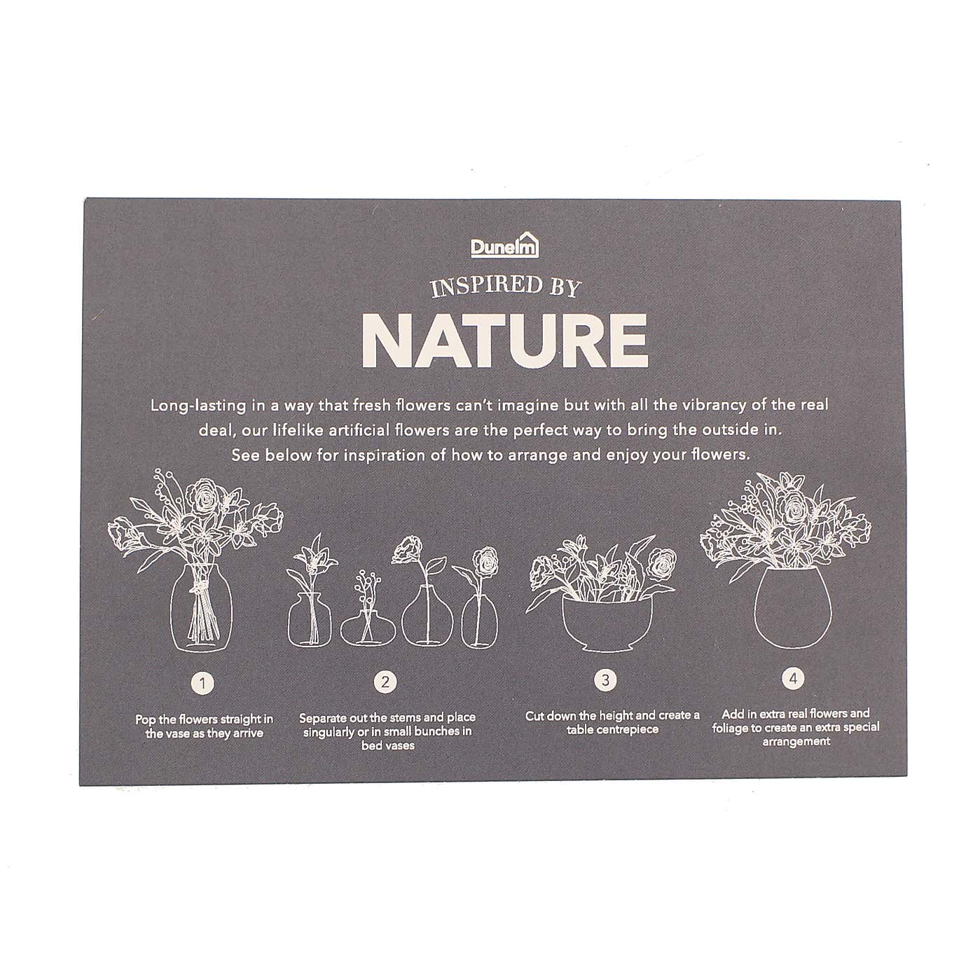 Artificial Eucalyptus Willow and Chestnut Letterbox Bouquet