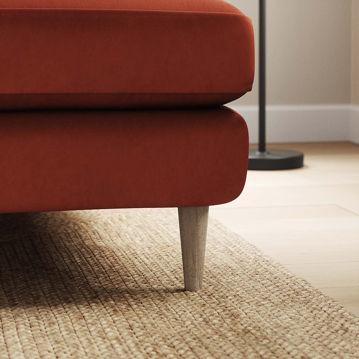 Sven Opulent Velvet Large Corner Chaise Sofa