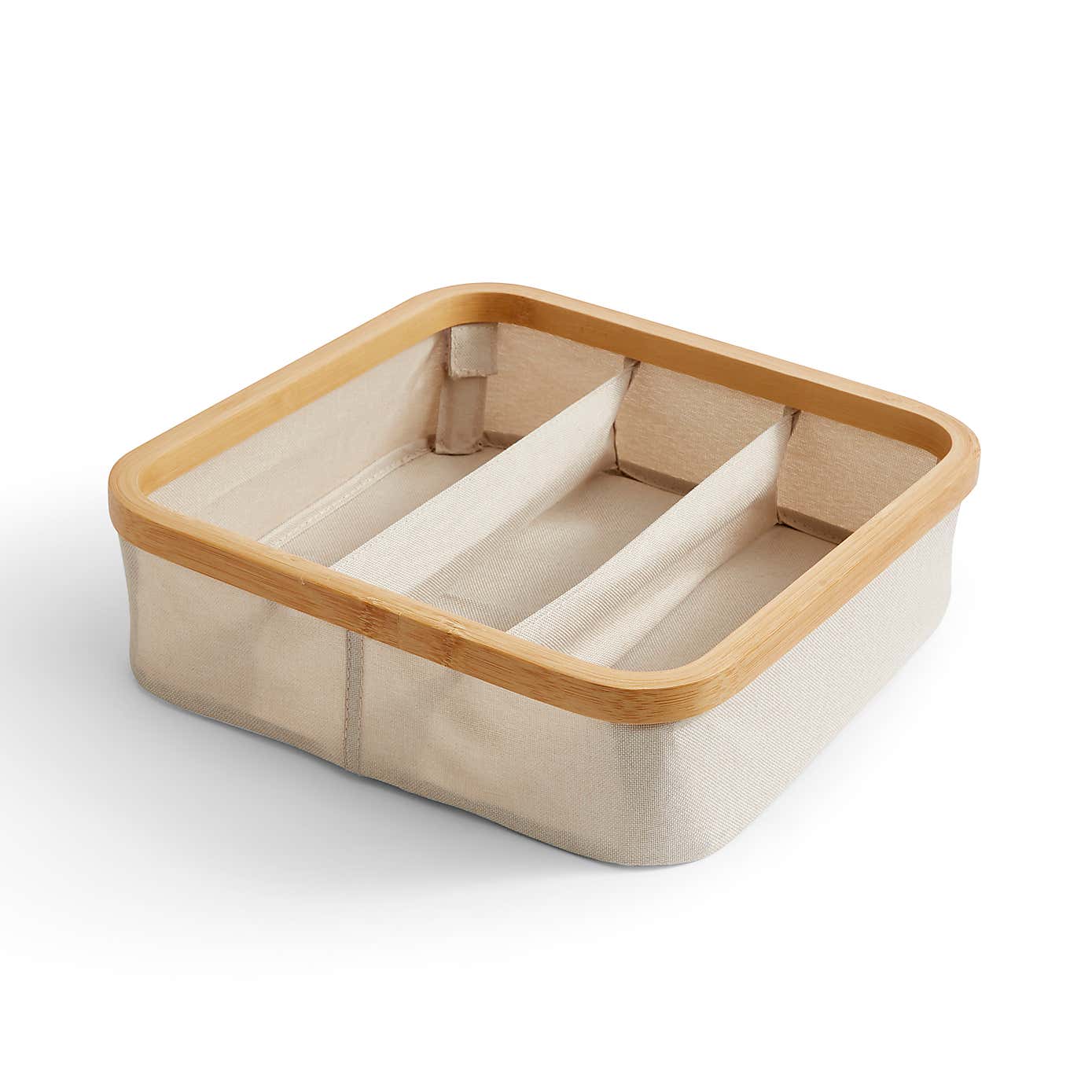 Berkeley 3 Compartments Foldable Storage Basket