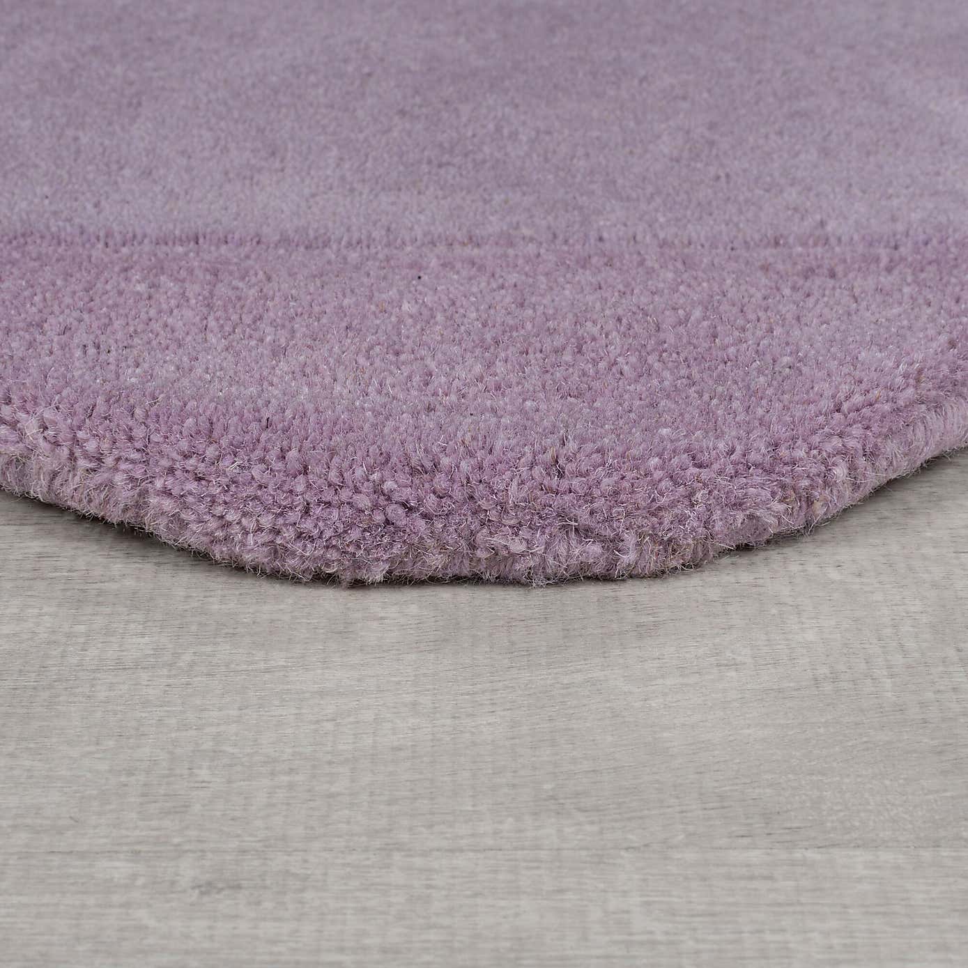 Milo Scallop Plain Wool Rug