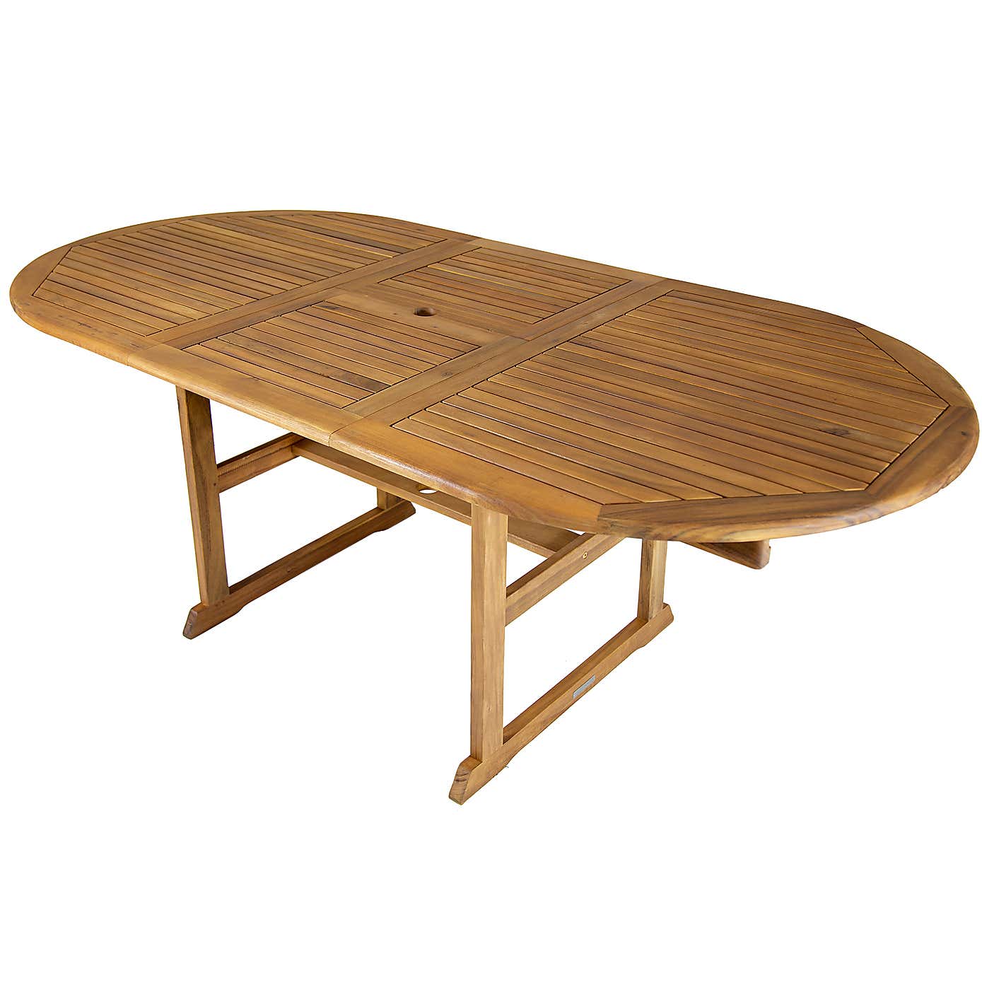 Charles Bentley Acacia 6 Seat Extendable Dining Set