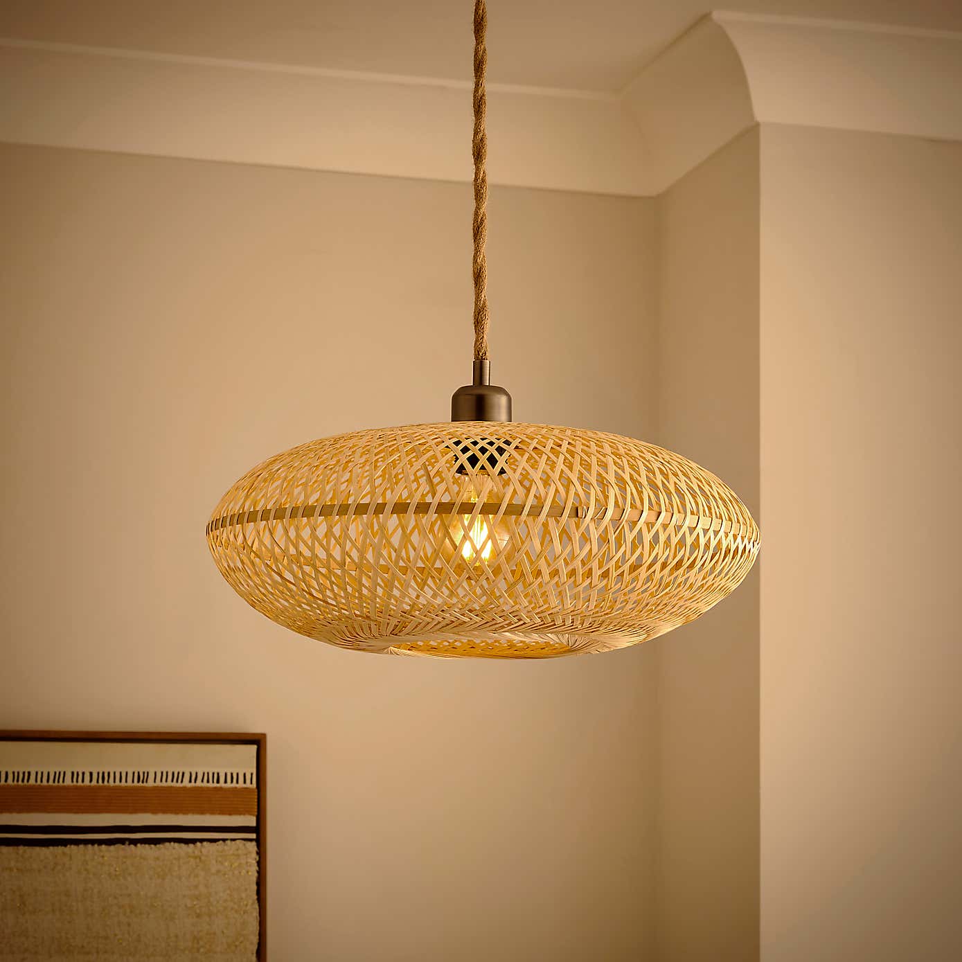 Lise Bamboo Easy Fit Pendant Shade