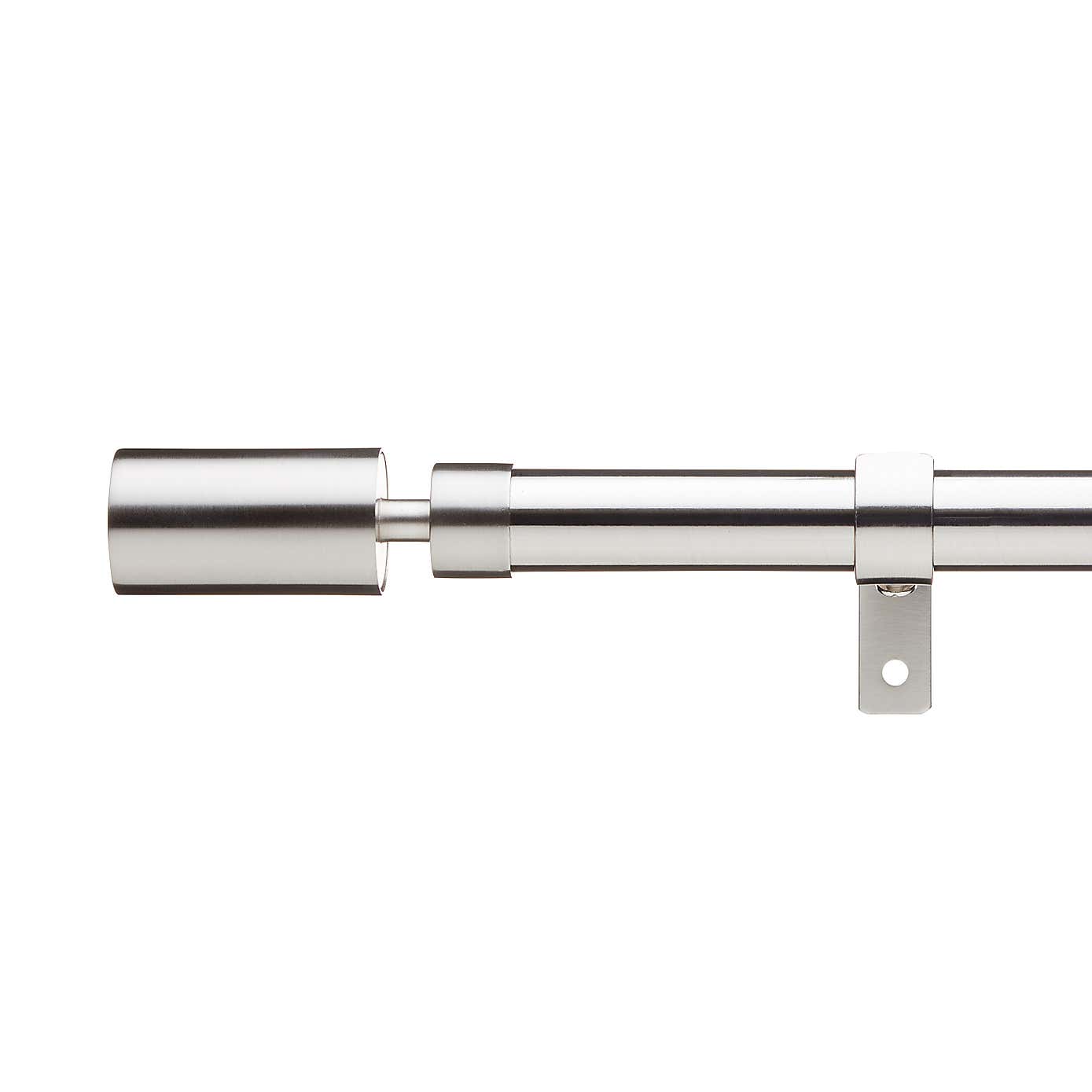 Barrel Metal Extendable Eyelet Curtain Pole 16/19mm