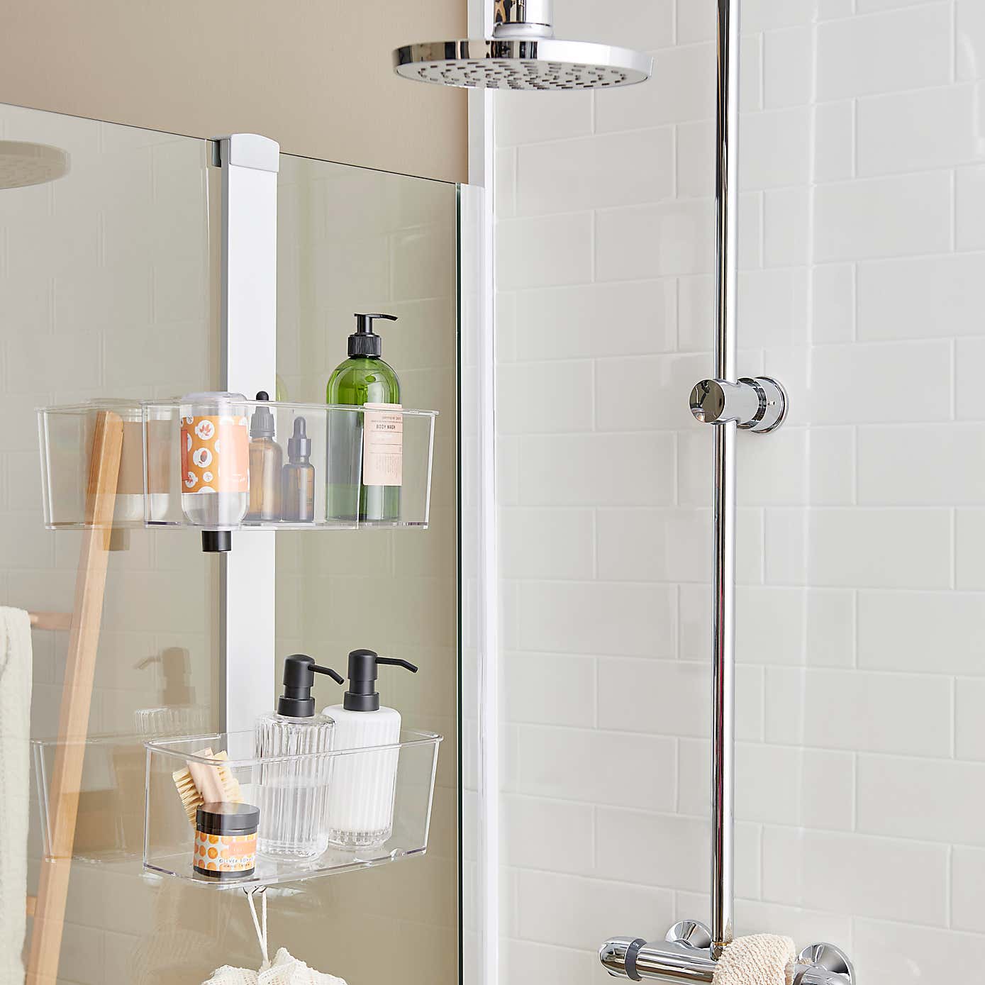 Over The Door Shower Caddy Large
