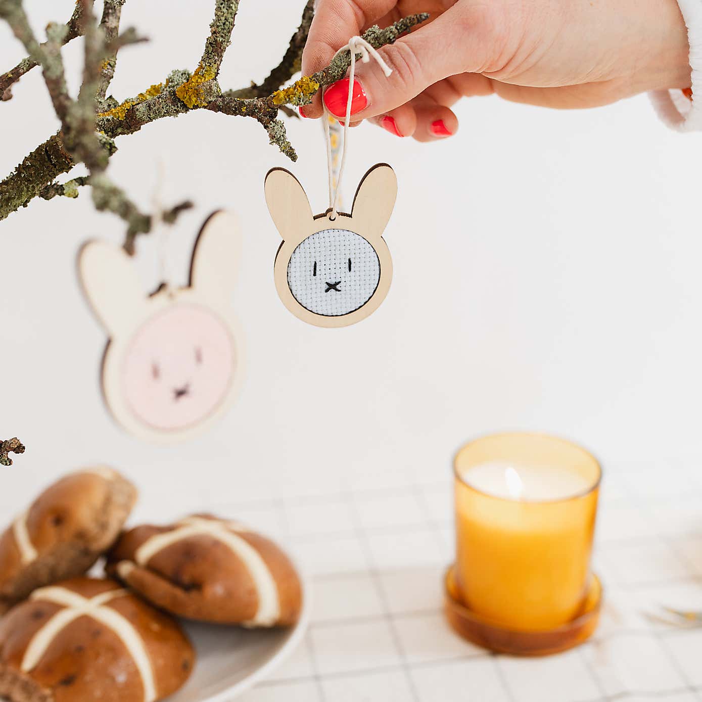 Cotton Clara Mini Bunnies Cross Stitch Kit