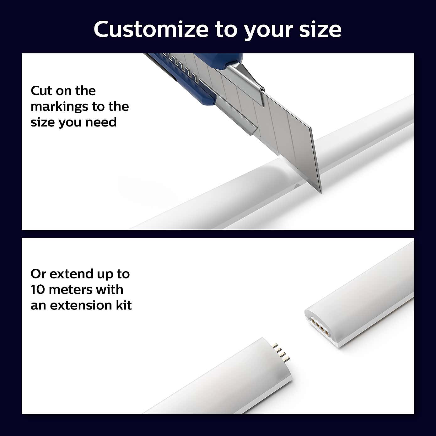 Philips HUE Gradient Smart LED 2m Light Strip Kit