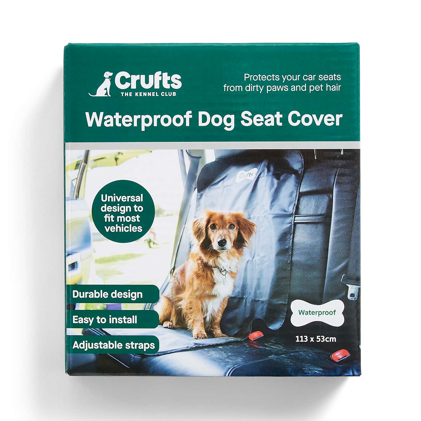 Crufts Waterproof Single Seat Cover