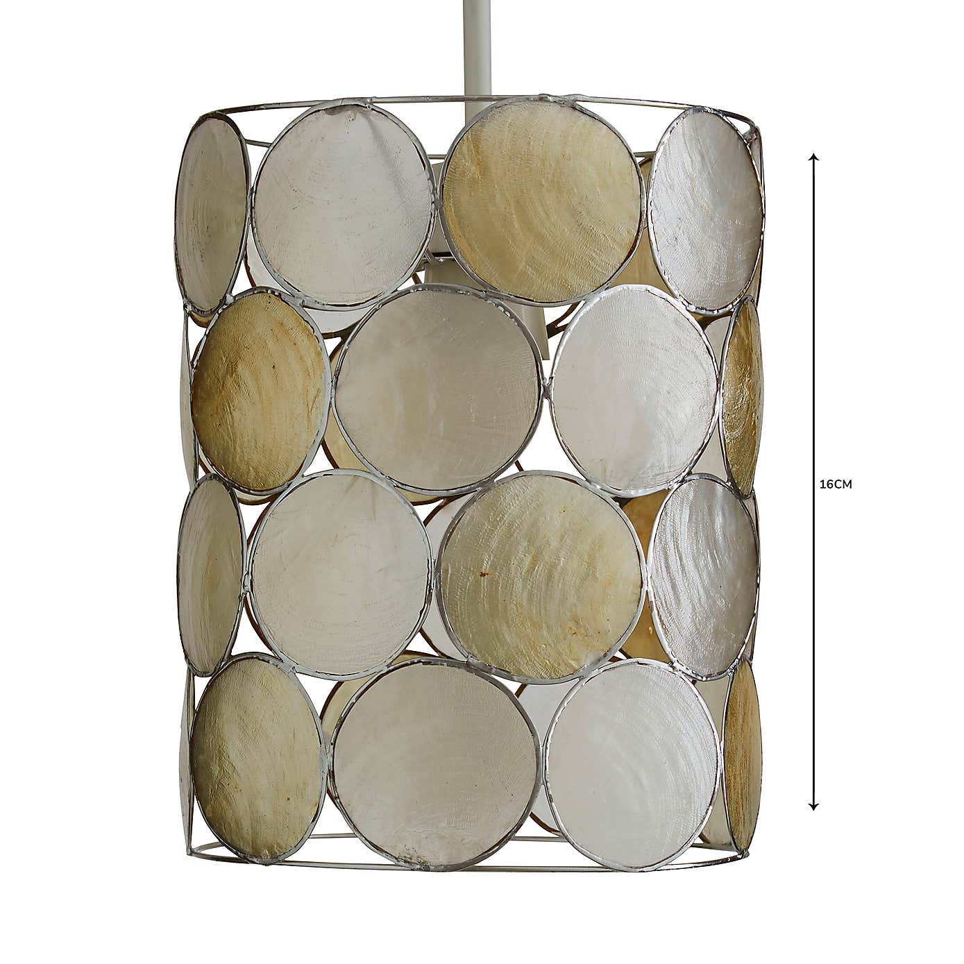 Capiz Champagne Easy Fit Pendant Shade