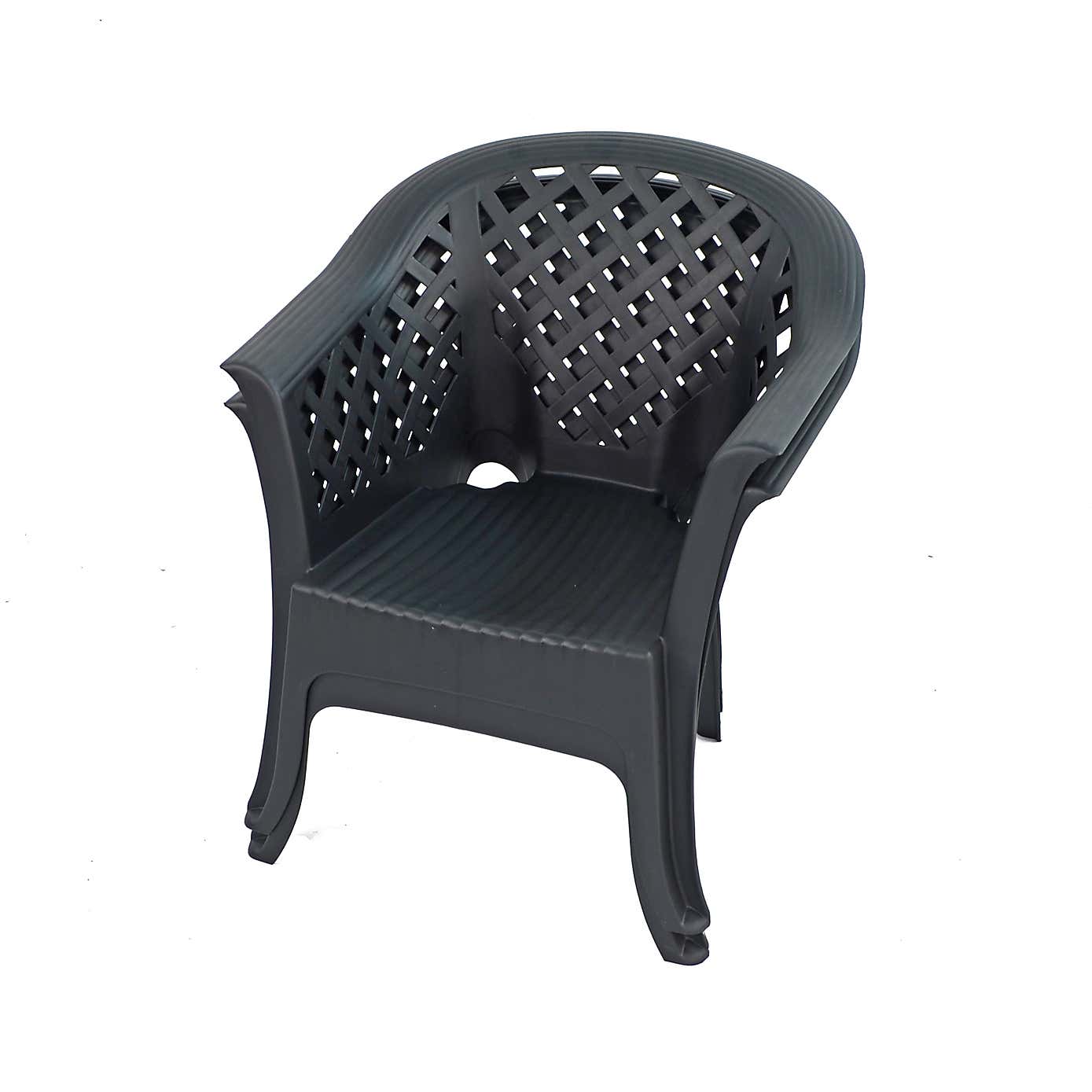 Savona Pack of 2 Anthracite Chairs